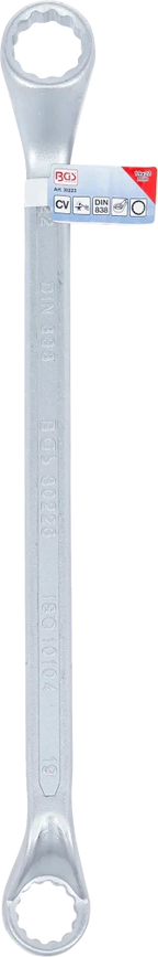 Chave de luneta dupla | curvada profunda | 19 x 22 mm
