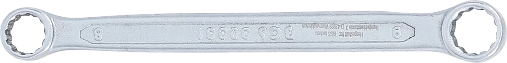 Chave de luneta dupla | extra planas | 8 x 9 mm