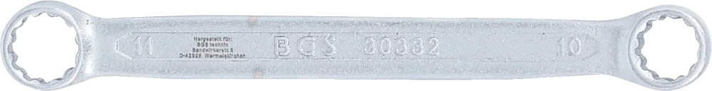 Chave de luneta dupla | extra planas | 10 x 11 mm