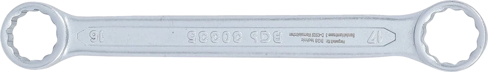 Chave de luneta dupla | extra planas | 16 x 17 mm