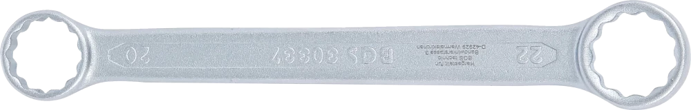 Chave de luneta dupla | extra planas | 20 x 22 mm