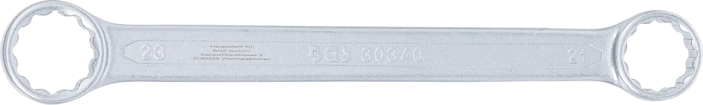 Chave de luneta dupla | extra planas | 21 x 23 mm