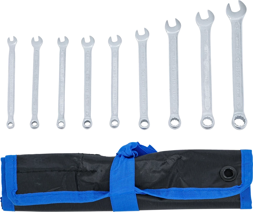 Conjunto de Chaves Combinadas 4-10 mm | 9 Peças