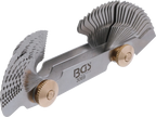 Calibre de rosca duplo, 52 lâminas | métrico 0,25 - 6,0 mm, Whitworth 4G - 62G