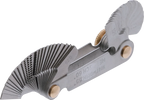 Calibre de rosca duplo, 52 lâminas | métrico 0,25 - 6,0 mm, Whitworth 4G - 62G