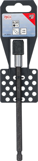 Extensão | para pontas, escovas, etc. | Saída de sextavado interno 6,3 mm (1/4") | 150 mm