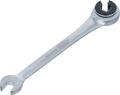 Chave de boca com anel de roquete | aberta | 9 mm