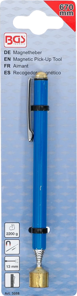 Elevadores magnéticos | 670 mm | Força de tração 2,2 kg