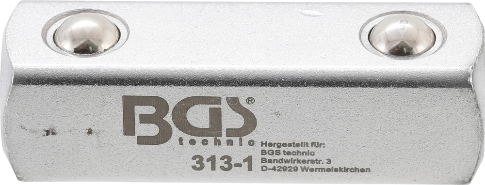Retângulo de entrada | Retângulo externo 12,5 mm (1/2") | para BGS 312