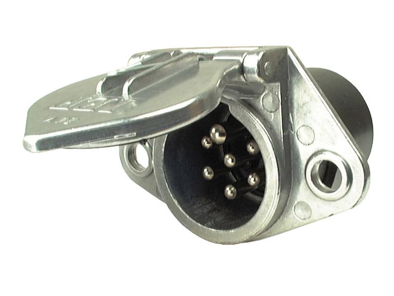 Ficha femea 7 lig. Metal 24v (S.31354)