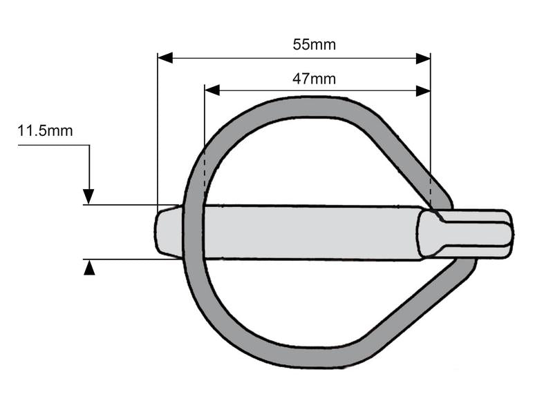 Cavilha Ø11.5mm x 55mm (S.31384)