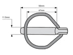 Cavilha Ø11.5mm x 55mm (S.31384)