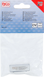 Retângulo de entrada | Retângulo externo 12,5 mm (1/2") | para BGS 312