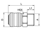 Coupler Male BSPP - 1/2 (S.31810)