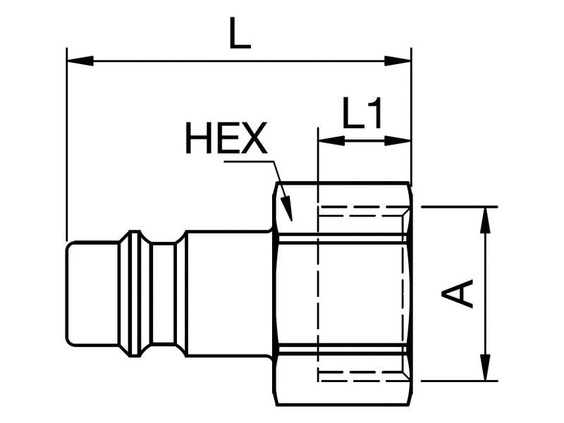 Plug Female BSPP - 3/8 (S.31817)