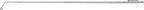 Recolhedor magnético com cabeça flexível | 580 mm | Força de tração 1,6 kg