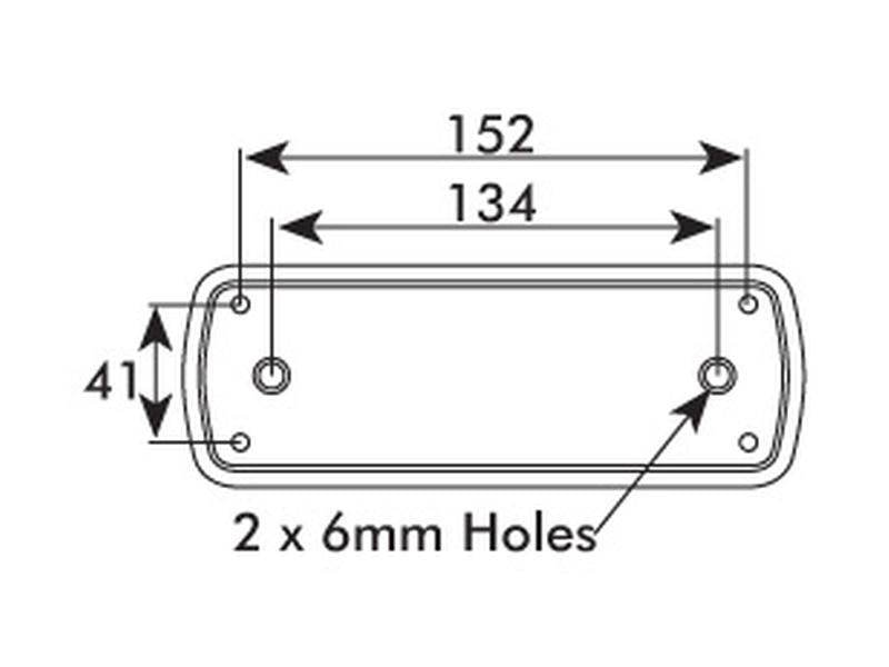 Farolim Traseiro 12/24V, Esq./Dt. (S.3203)