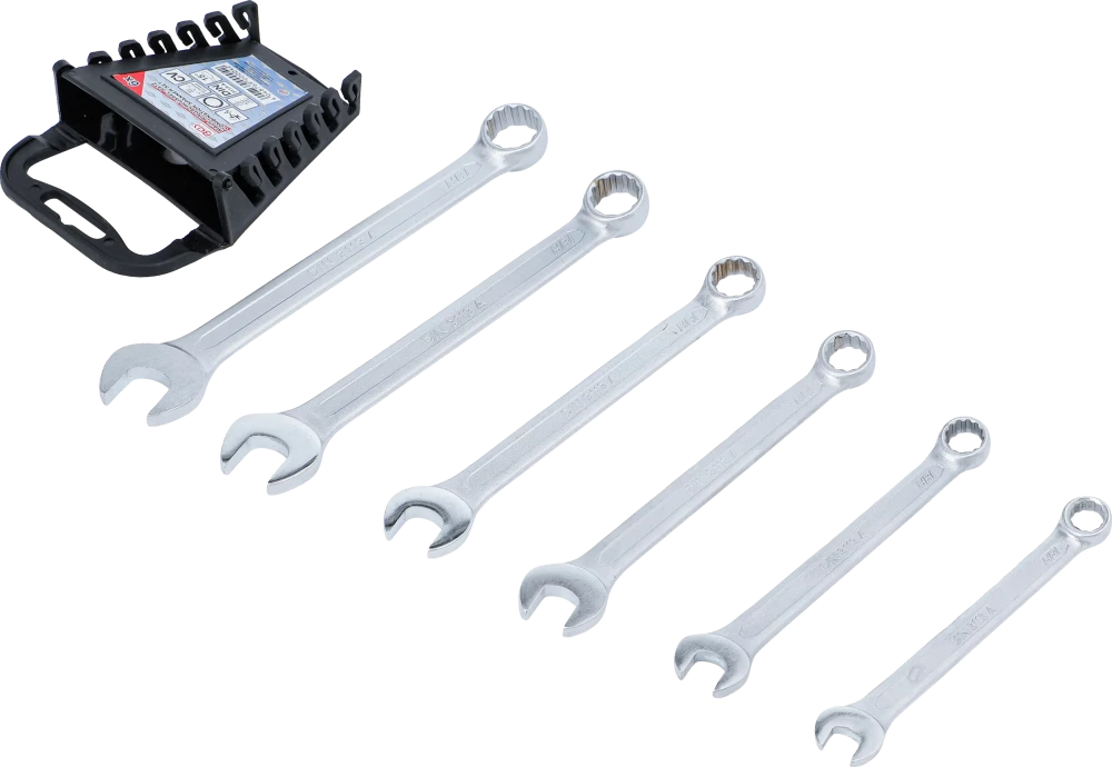 Conjunto de chaves combinadas | Tamanhos em polegadas | 3/8" - 11/16" | 6 peças