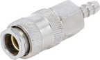 Acoplador rápido para ar comprimido com ligação de mangueira de 8 mm