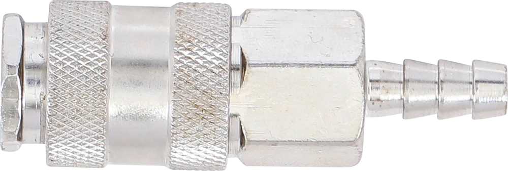 Acoplador rápido para ar comprimido com ligação de mangueira de 8 mm