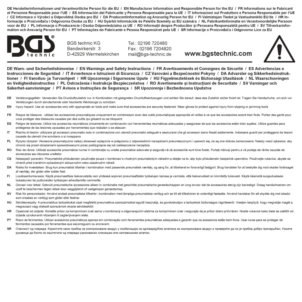 Acoplador rápido para ar comprimido