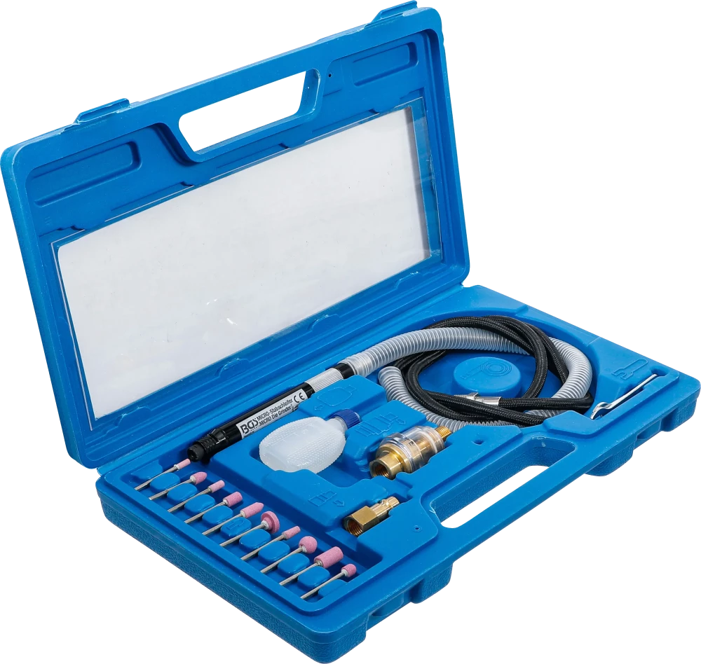 Conjunto de mini lixadoras retas pneumáticas | 17 peças
