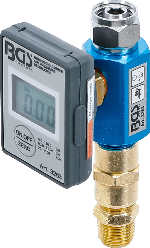 Regulador de pressão para compressores | 0,275 - 11 bar