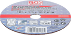 Disco de corte para cortador de profundidade BGS | Ø 105 x 1,5 x 16,2 mm