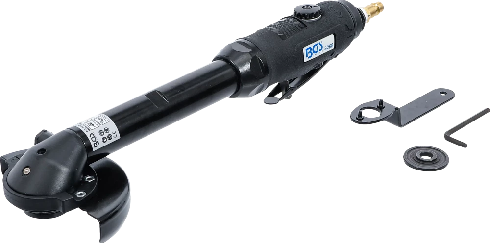 Cortador pneumático | extra longo | cabeça plana | 376 mm