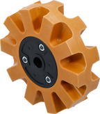 Roda de borracha para BGS 3274 | Ø 105 x 30 x 53 mm
