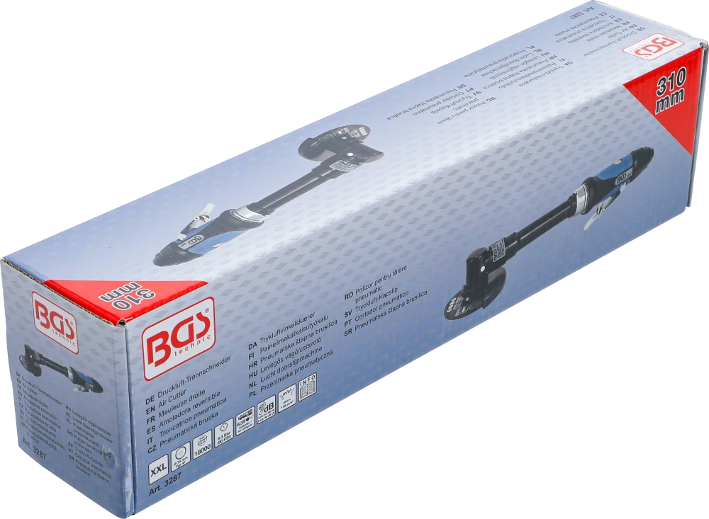 Cortador pneumático | extra longo | 310 mm