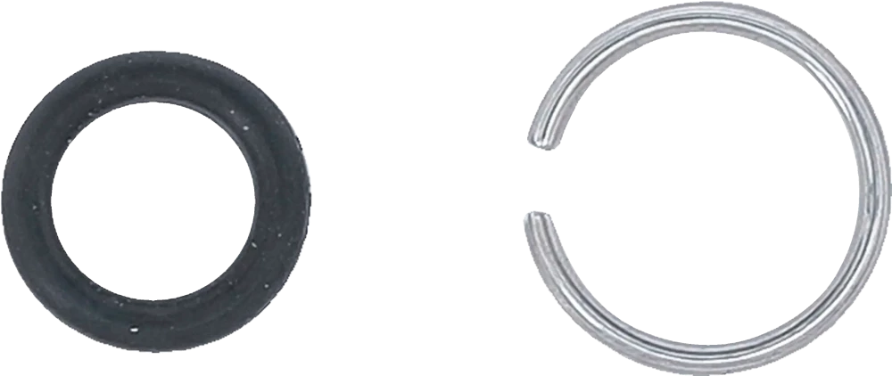 Anel de retenção e o-ring para chave de impacto 12,5 mm (1/2")