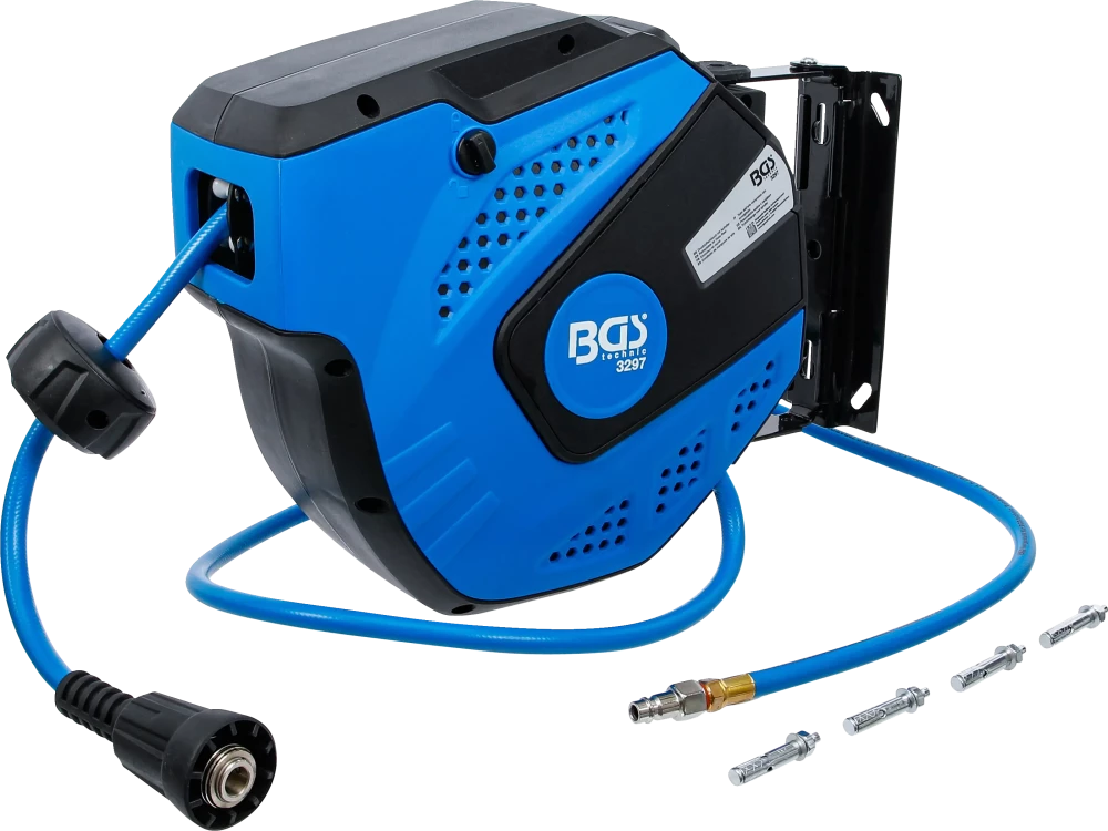 Enrolador de mangueira de ar comprimido | automático | 10 m