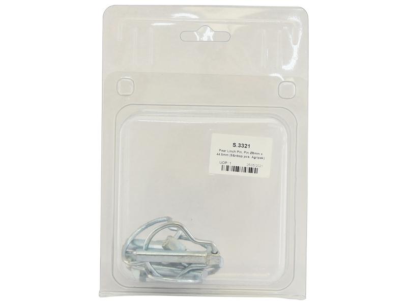 Agripak 5 un. Cavilha mola tipo Pêra 8mm x 44.5mm (S.3321)
