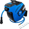 Enrolador de mangueira de ar comprimido | automático | 12 m + 2 m