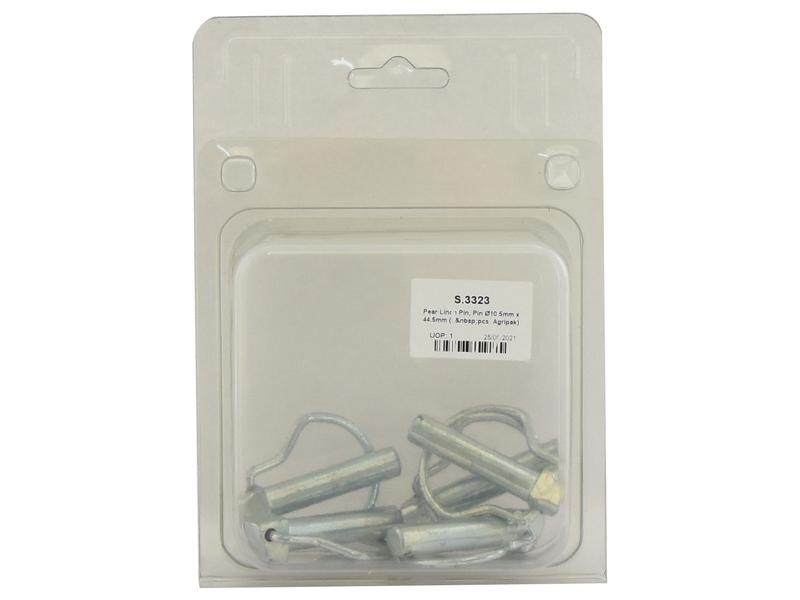 Agripak 5 un. Cavilha mola tipo Pêra 10.5mm x 44.5mm (S.3323)