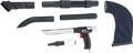 Pistola de ar comprimido de sucção e sopro | reversível | 8 peças