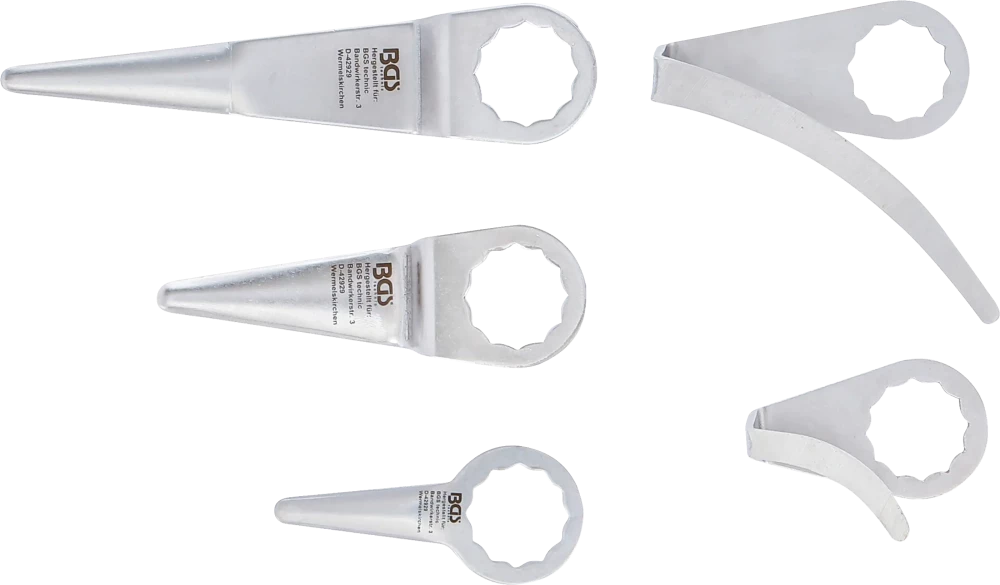 Conjunto de lâminas de corte para cortador de vidros a ar comprimido | para BGS 3218, 9291 | 5 peças