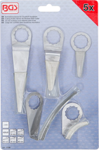 Conjunto de lâminas de corte para cortador de vidros a ar comprimido | para BGS 3218, 9291 | 5 peças