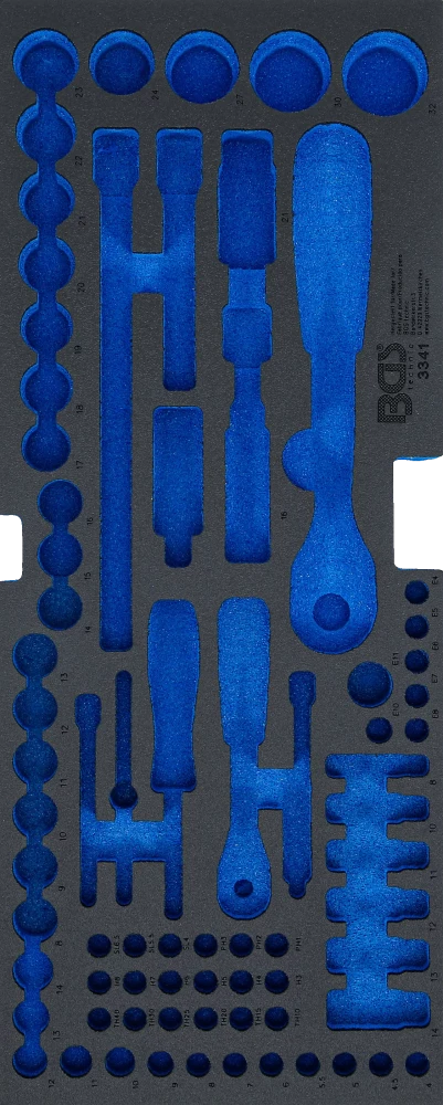 Base de esponja para BGS 3312 | vazio | para BGS 3341