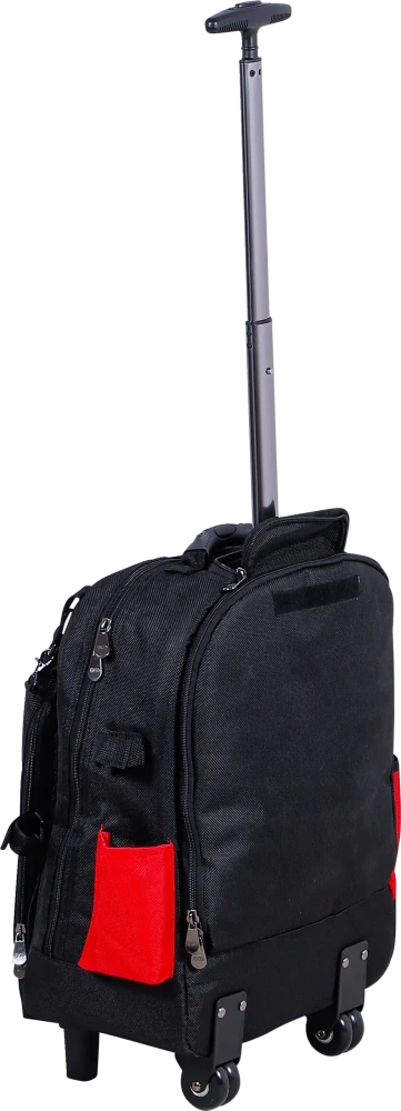 Mochila de ferramentas VDE | com pega telescópica, móvel | 27 peças