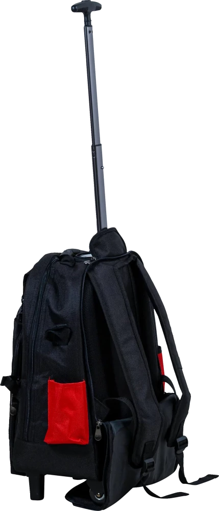 Mochila de ferramentas VDE | com pega telescópica, móvel | 27 peças