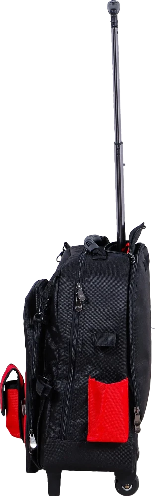 Mochila de ferramentas VDE | com pega telescópica, móvel | 27 peças