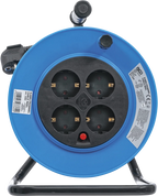 Bobina de cabos | 15 m | 3 x 1,5 mm² | 4 tomadas | IP 20 | 3000 W