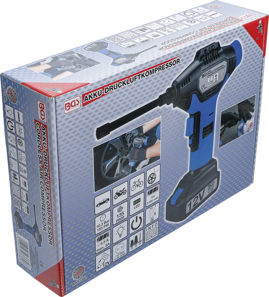 Compressor de ar a bateria