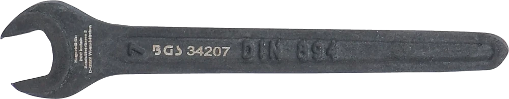 Chave de boca simples | DIN 894 | 7 mm