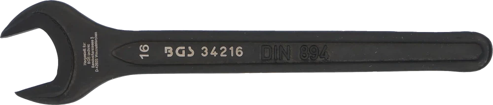Chave de boca simples | DIN 894 | 16 mm