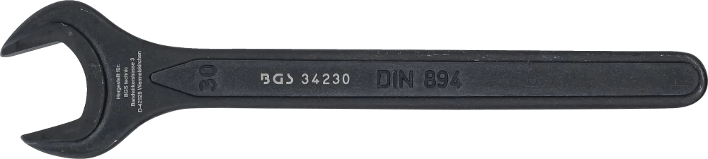 Chave de boca simples | DIN 894 | 30 mm
