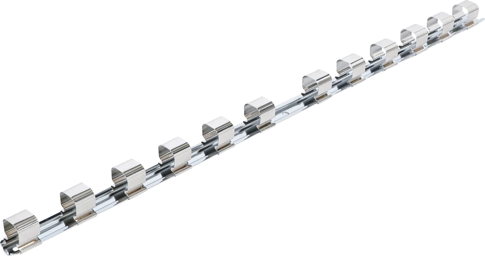 Calha de encaixe com 12 clipes | 20 mm (3/4")