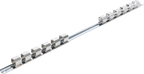 Calha de encaixe com 12 clipes | 20 mm (3/4")